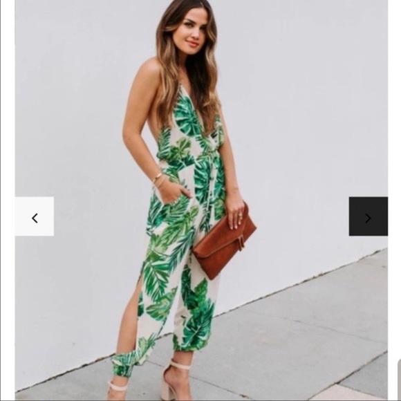 ISO Vici indigenous palm print halter jumpsuit! Please help! - Picture 3 of 3